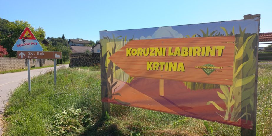 Koruzni labirint Krtina