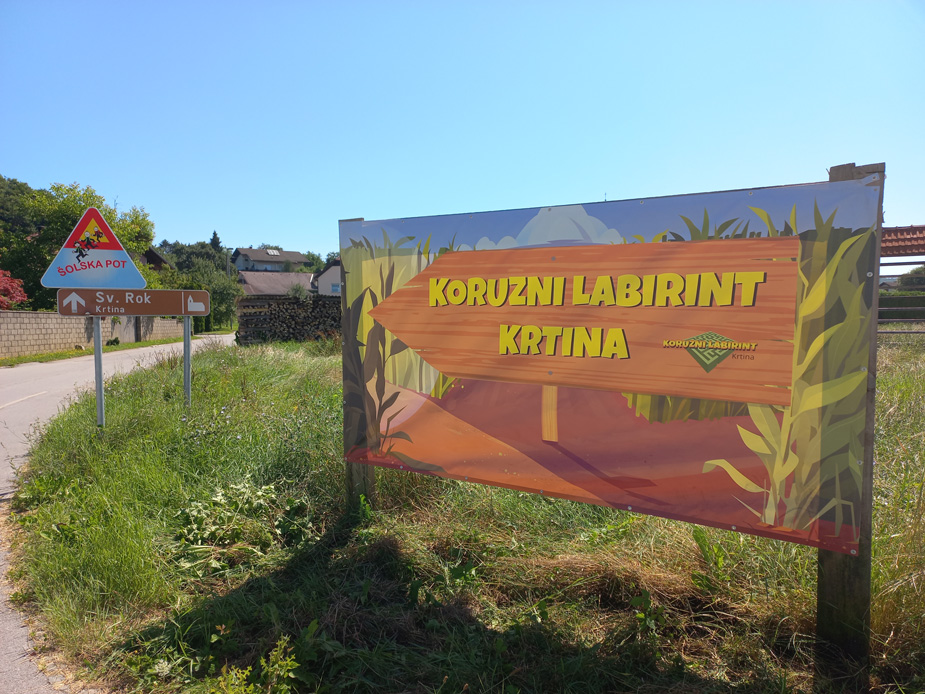 Koruzni labirint Krtina