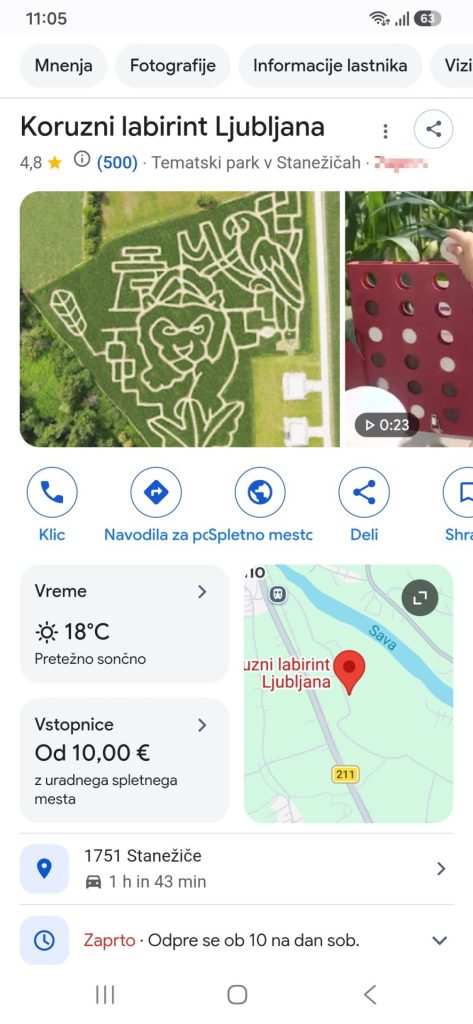 Po vaši oceni smo najboljši koruzni labirint v Sloveniji